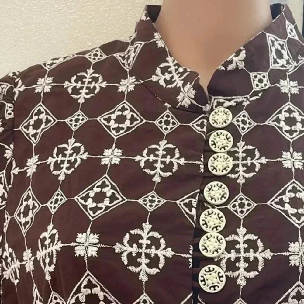 Chic Long Sleeve Geometric Dress - Picture 3 of 12